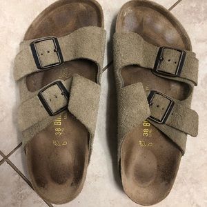Birkenstock suede leather